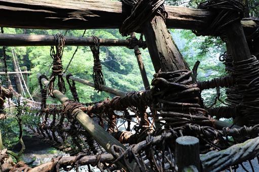 祖谷渓谷かずら橋8 祖谷渓谷かずら橋8の写真