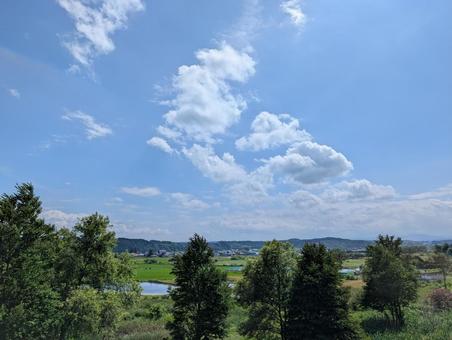夏空 夏空 夏空,夏,空の写真素材