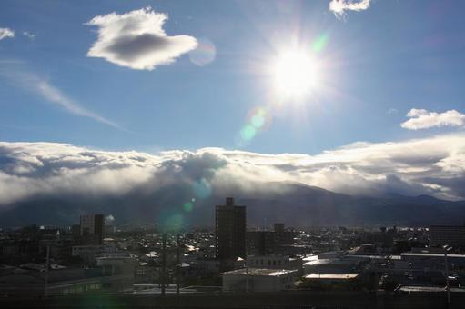 台風直後の写真