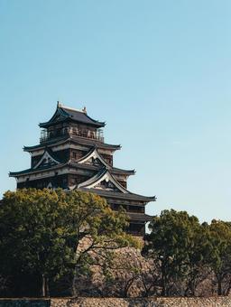 広島城 広島城 広島城,広島,お城の写真素材