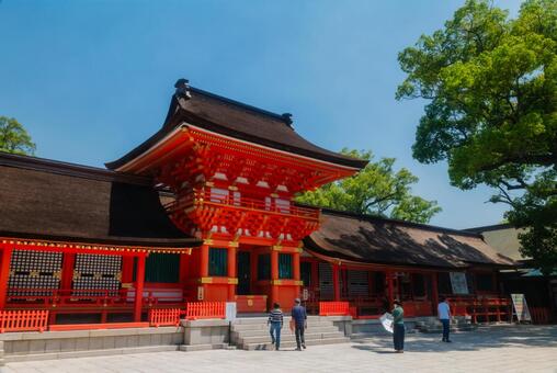 【大分】宇佐神宮　パワースポット 宇佐神宮,神社,大分の写真素材