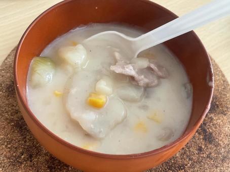 クリームシチュー クリームシチュー,シチュー,煮込み料理の写真素材