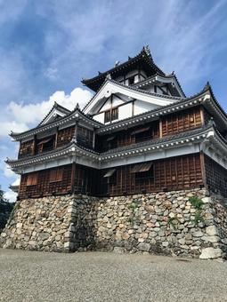 福知山城3 福知山城3 福知山城,城址,明智光秀の写真素材