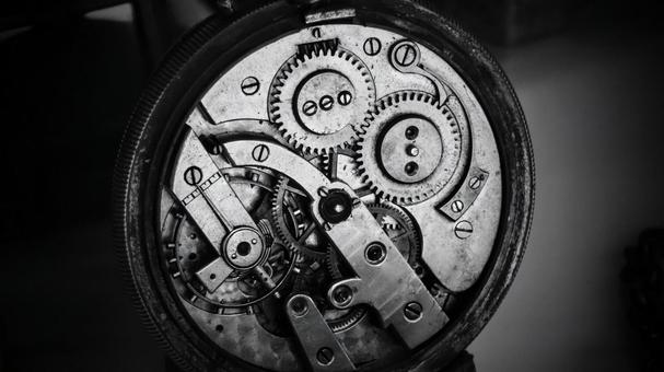 時計グレー 時計,時間,時の写真素材