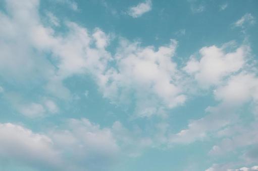青空と雲 背景素材 青空と雲 背景素材の写真