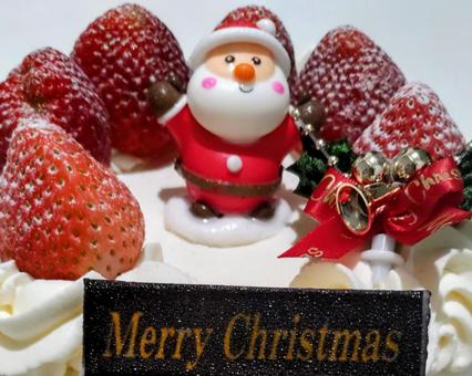 クリスマスケーキ クリスマスケーキ クリスマスケーキ,クリスマス,サンタクロースの写真素材