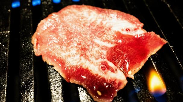 牛タン 牛タン 牛タン,焼肉,タンの写真素材