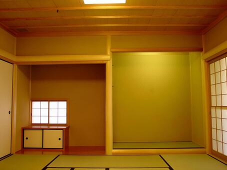 和室　床の間　座敷　畳　土壁 畳,家,住宅の写真素材