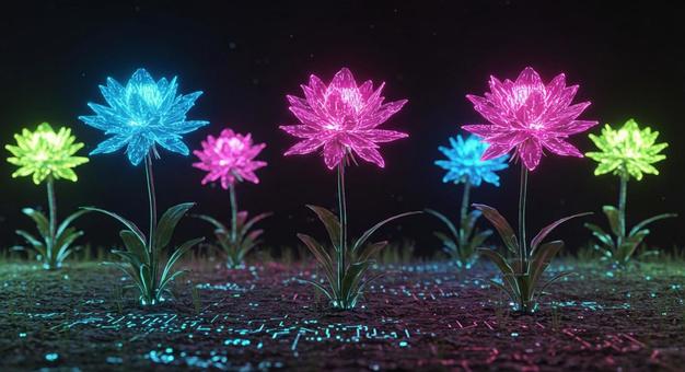 量子の花咲く 量子コンピューティング 量子の花咲く 量子コンピューティングの写真