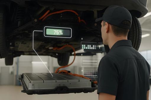 EV電池モジュールの写真