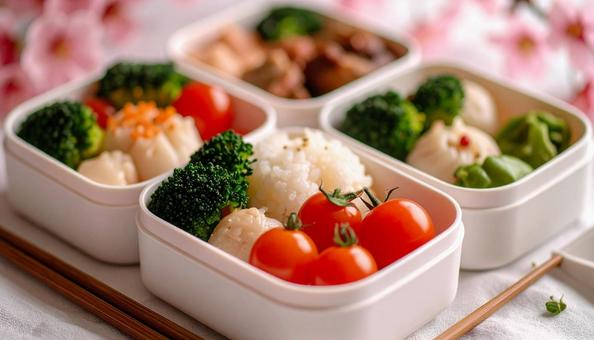 子供のお弁当 子供のお弁当の写真