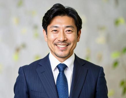 笑顔ビジネスマンの写真