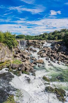 鹿児島県　曽木の滝の風景 曽木の滝,鹿児島,自然の写真素材