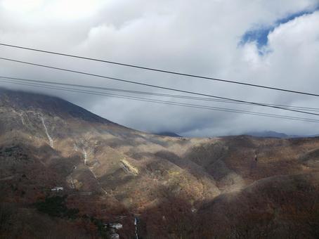 冬の前の山 冬の前の山の写真