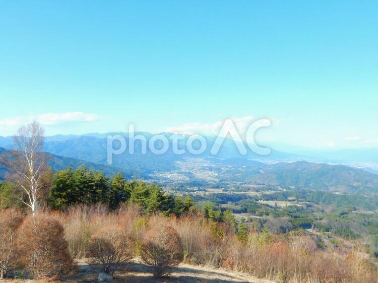 信州の風景撮影 自然,風景,下條村の写真素材