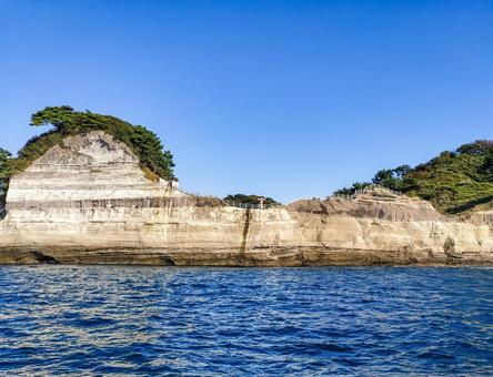 西伊豆　堂ヶ島マリン 遊覧船からの眺め 堂ヶ島,遊覧船,観光船の写真素材
