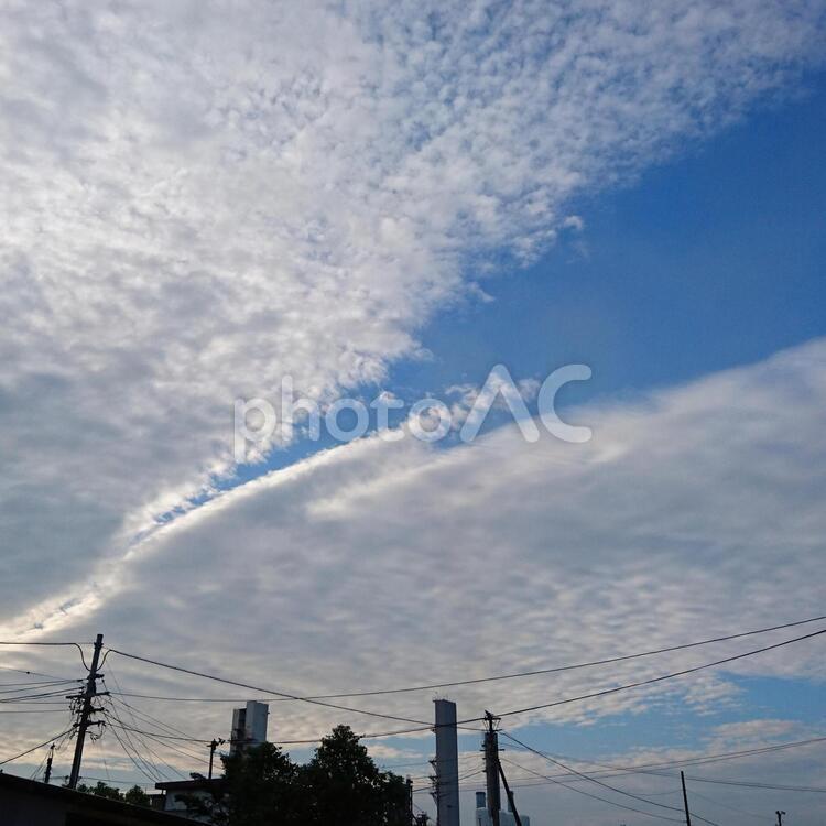 雲の隙間 空,光,風景の写真素材