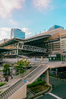 【大阪】大阪駅の街並み 駅,大阪,大阪駅の写真素材