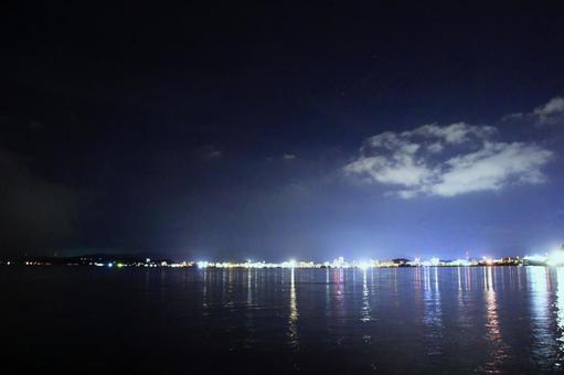 Night view / Lake Shinji and Matsue Suigo Festival Fireworks Display, JPG Night view / Lake Shinji and Matsue Suigo Festival Fireworks Display, JPG