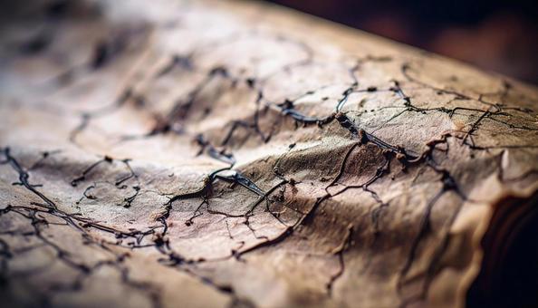 古文書の羊皮紙の写真