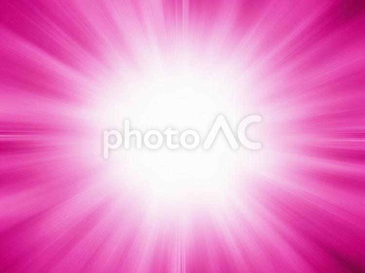 スピード＆光の放射状・背景画像素材・ピンク色 光,スピード感,放射状の写真素材