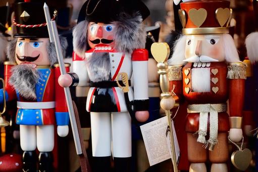 クリスマス くるみ割り人形 ドイツ 外国 デコレーション,クリスマス,くるみ割り人形の写真素材