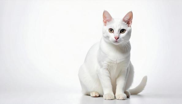 白猫の写真
