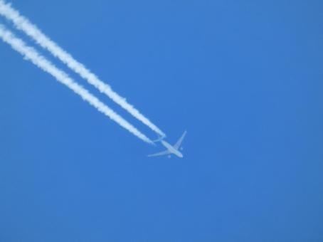 ひこうき雲 ひこうき雲の写真