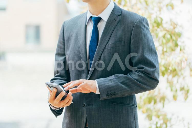 スーツを着てる男性　Business スタジオ撮影,セールスマン,男性の写真素材