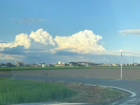 入道雲 入道雲の写真