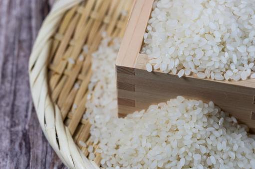 北海道産の「ゆめぴりか」の新米 お米,ごはん,主食の写真素材