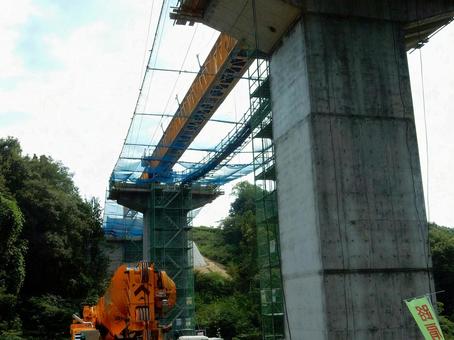 【工事写真】道路建設現場 【工事写真】道路建設現場 道路,橋梁,架設の写真素材