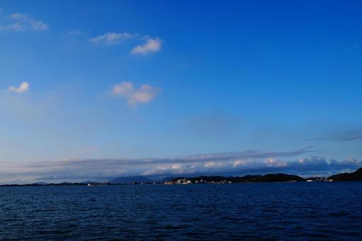 Photo, sea, evening, park, 