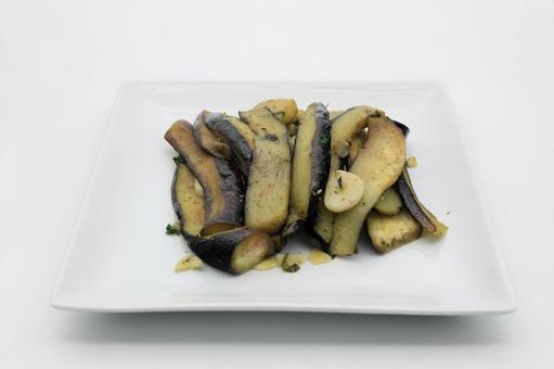 茄子焼き 茄子焼き 茄子,長茄子,庄屋長茄子の写真素材