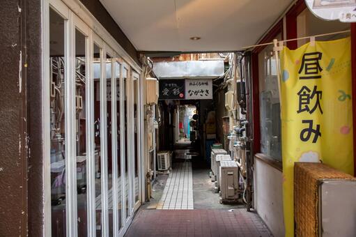 路地裏 路地裏,路地,裏路地の写真素材