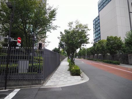 山王坂（東京都・千代田区） 永田町,山王坂,国会議事堂周辺の写真素材