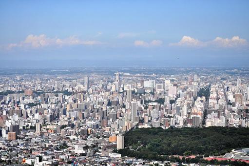 Sapporo city view, JPG