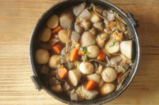 芋煮会(郷土料理) 芋煮会(郷土料理) 芋煮,芋煮会,里芋の写真素材