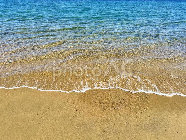 那智勝浦　冬の海岸　砂浜　波打ち際 冬の海岸,海浜公園,那智勝浦の写真素材