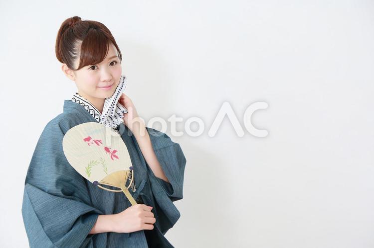 女子旅　温泉イメージ　 女子旅,旅行,浴衣の写真素材