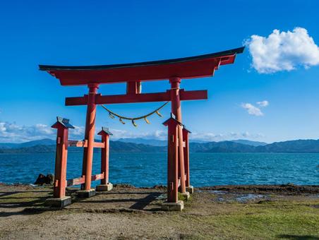 御座石神社 鳥居 御座石神社 鳥居の写真
