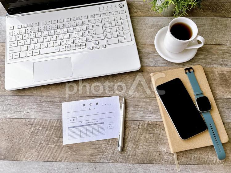 ビジネスイメージ　領収書 領収書,ビジネス,領収証の写真素材