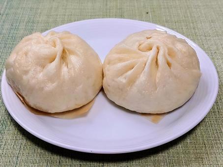 肉まん 肉まん 肉まん,豚まん,町中華の写真素材