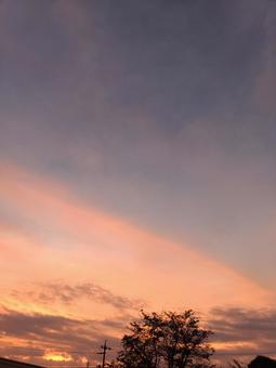 夕焼けを眺めながら 夕焼けを眺めながらの写真