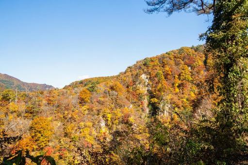 鳴子峡の秋-Vol.4⑶ 渓谷,峡谷,鳴子峡の写真素材