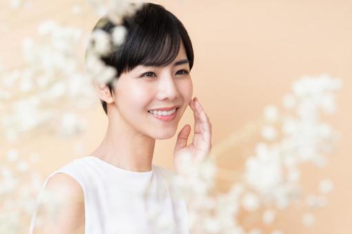Photo, skin care, female, skin, 