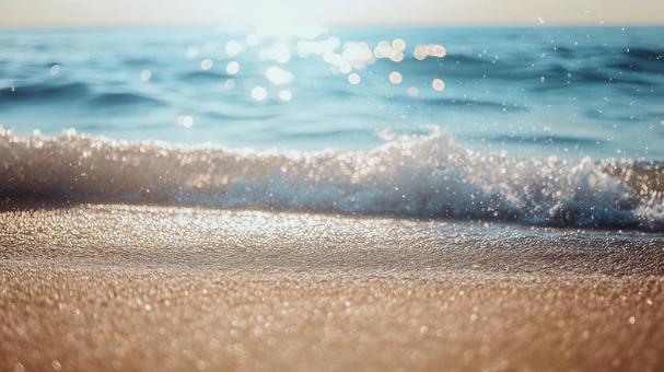 青い海と波のイメージ 青い海と波のイメージ の写真