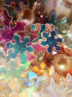 セルロイドの雪宝 背景,バックグラウンド,冬の写真素材