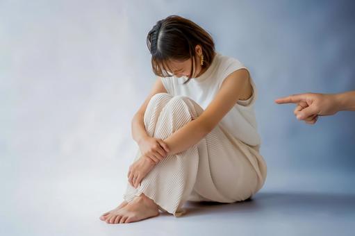ネガティブ ネガティブ dv,暴力,パワハラの写真素材