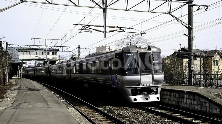 輪西駅の７８５系特急すずらん ７８５系電車,特急すずらん,室蘭本線の写真素材
